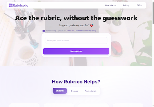 Rubrico Website
