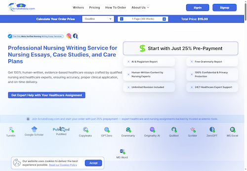 ScrubsEssay Website